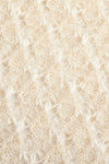 SWAYING/KNIT hollow eyelet long-sleeved top (two pieces) SW24SS1T54 apricot PS76